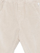 Pantaloni per neonato Il Gufo beige con motivo a coste A26GPL0015V6021 170 IL GUFO KIDS 