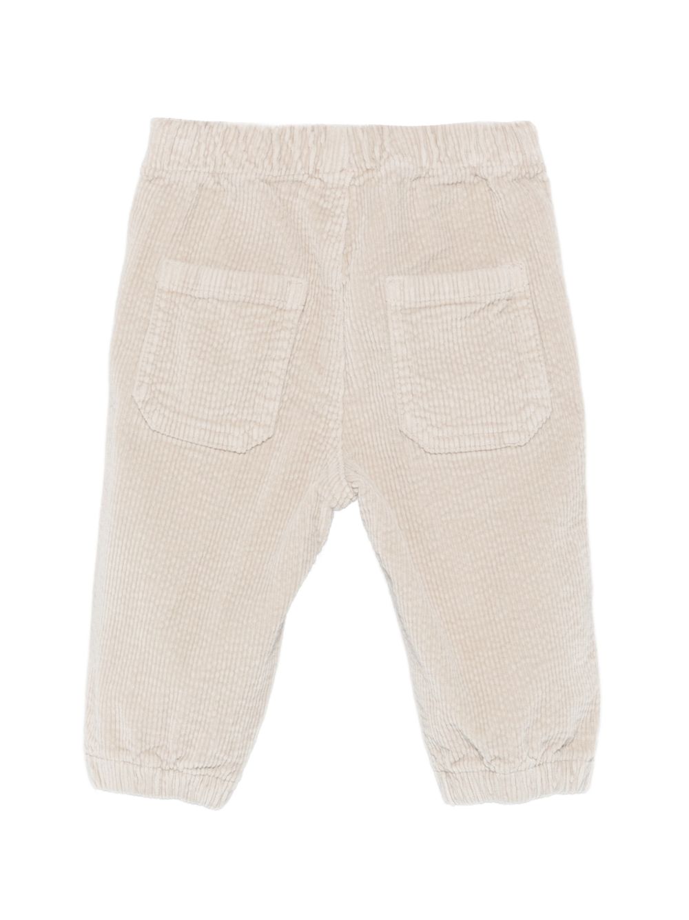 Pantaloni per neonato Il Gufo beige con motivo a coste A26GPL0015V6021 170 IL GUFO KIDS 