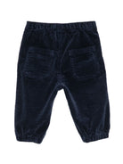 Pantaloni per neonato Il Gufo blu con motivo a coste A26GPL0015V6021 497 IL GUFO KIDS 
