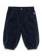 Pantaloni per neonato Il Gufo blu con motivo a coste A26GPL0015V6021 497 IL GUFO KIDS 