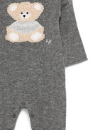Tutina per neonati Il Gufo Kids grigia con motivo orsetto A26GTL0002EM220 085 IL GUFO KIDS 