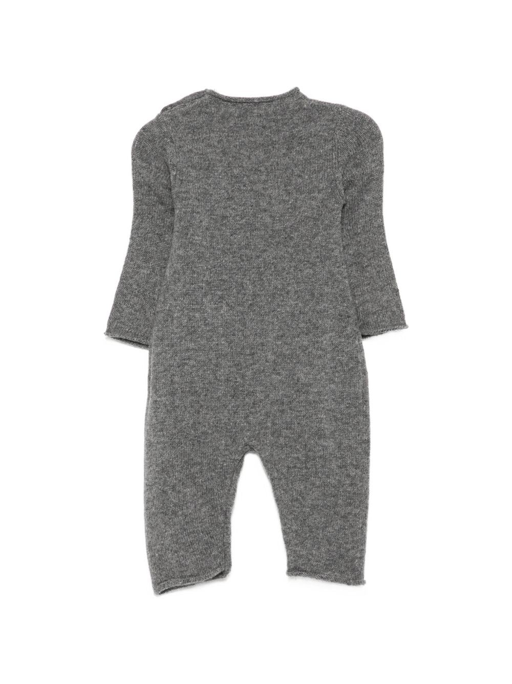 Tutina per neonati Il Gufo Kids grigia con motivo orsetto A26GTL0002EM220 085 IL GUFO KIDS 