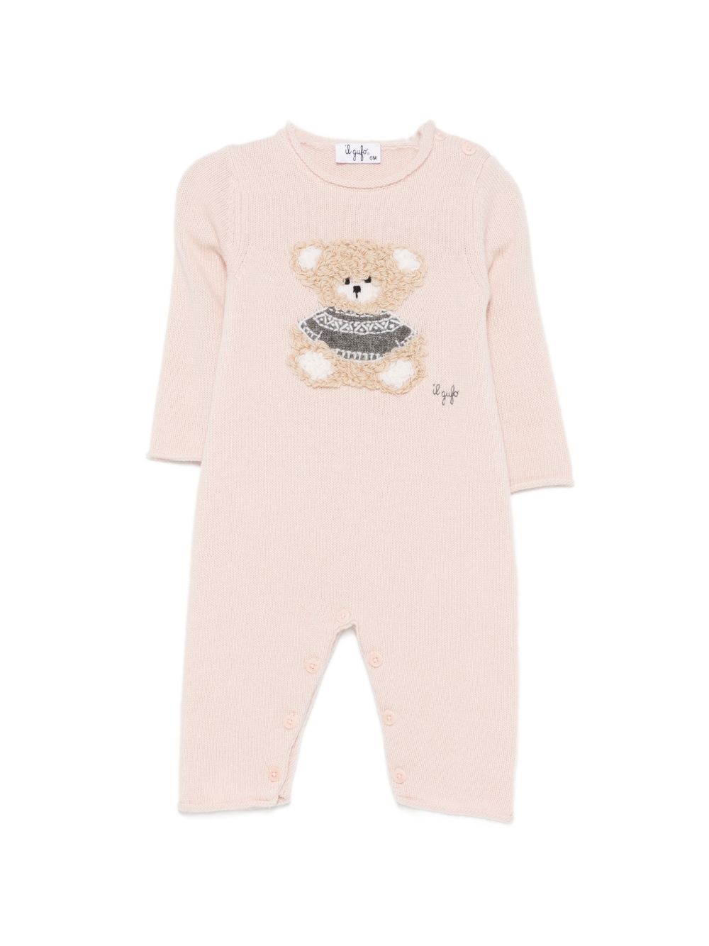 Tutina per neonata Il Gufo Kids rosa con motivo orsetto A26GTL0002EM220 304 IL GUFO KIDS 