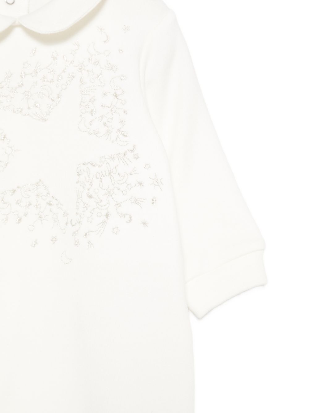 Tutina per neonati Il Gufo Kids bianca con motivo a stella A26GTP0012M0100 100 IL GUFO KIDS 