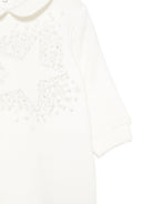 Tutina per neonati Il Gufo Kids bianca con motivo a stella A26GTP0012M0100 100 IL GUFO KIDS 