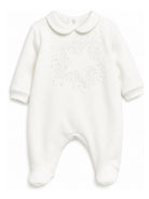 Tutina per neonati Il Gufo Kids bianca con motivo a stella A26GTP0012M0100 100 IL GUFO KIDS 
