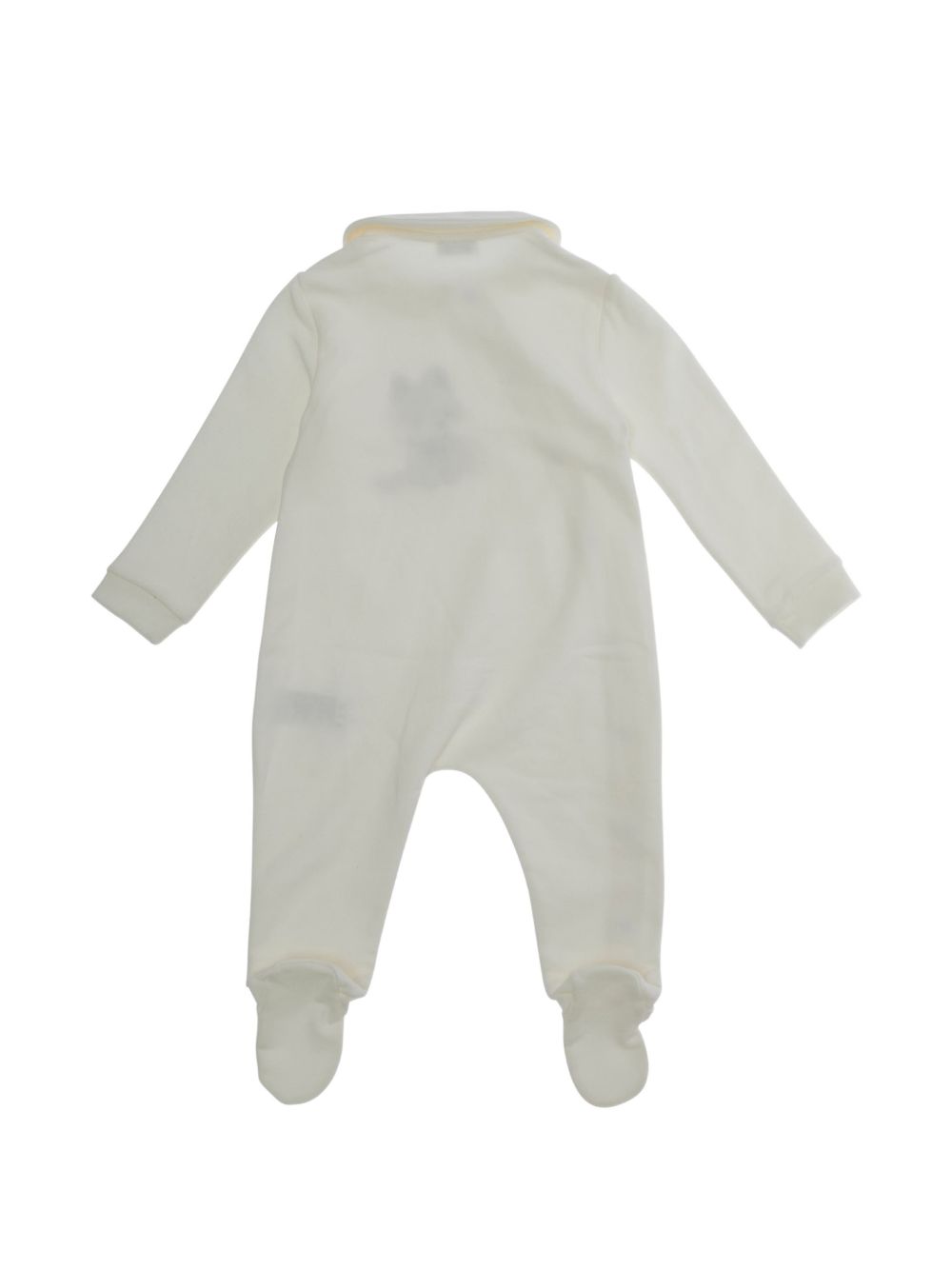 Tutina per neonato Il Gufo Kids bianco con applicazione a forma di volpe sul davanti A26GTP0014M0100 100 IL GUFO KIDS 