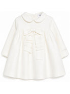 Abito per neonata Il Gufo Kids bianco con colletto alla Peter Pan A26GVL0032M4022 100 IL GUFO KIDS 