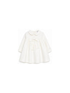 Abito per neonata Il Gufo Kids bianco con colletto alla Peter Pan A26GVL0032M4022 100 IL GUFO KIDS 