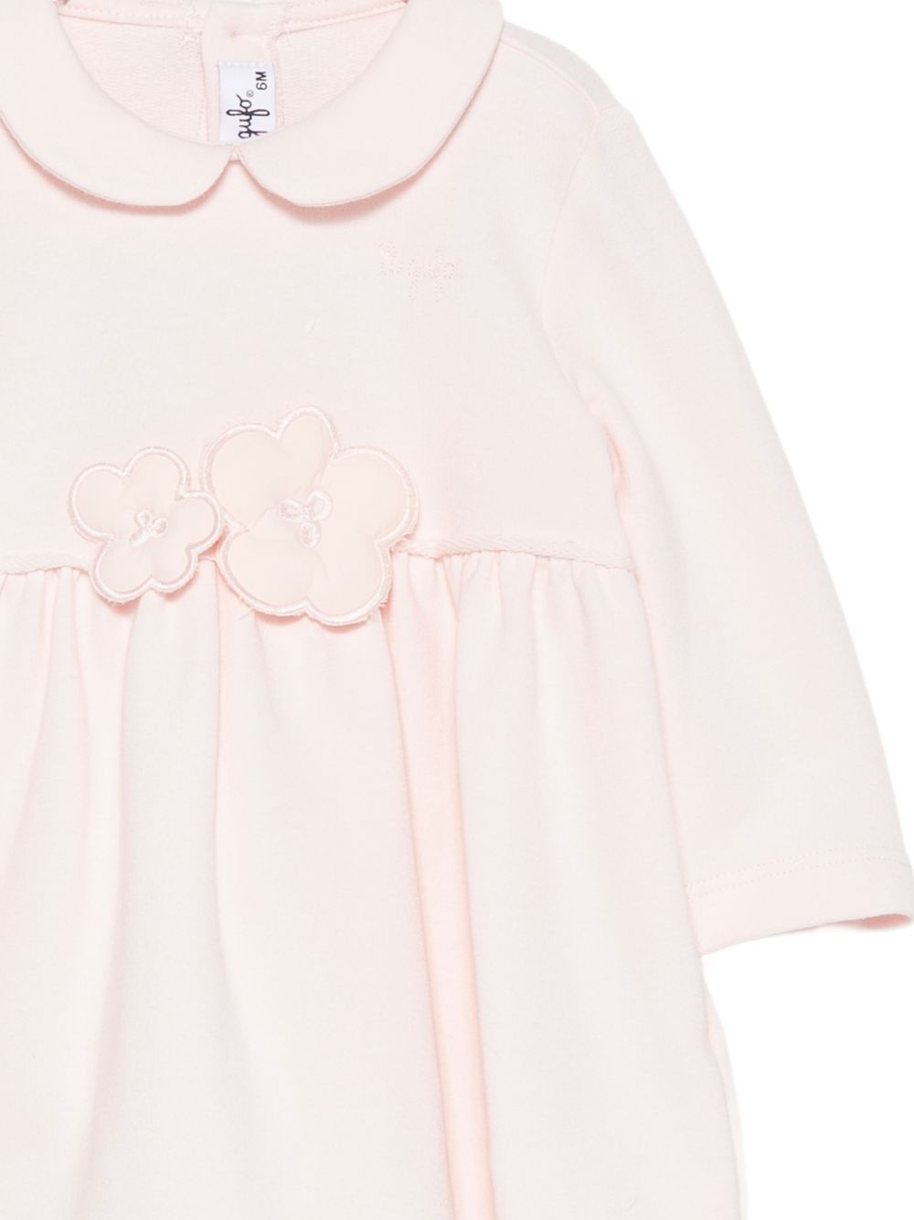Abito per neonata Il Gufo Kids rosa con colletto alla Peter Pan A26GVL0037M0100 303 IL GUFO KIDS 