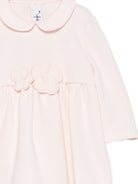 Abito per neonata Il Gufo Kids rosa con colletto alla Peter Pan A26GVL0037M0100 303 IL GUFO KIDS 