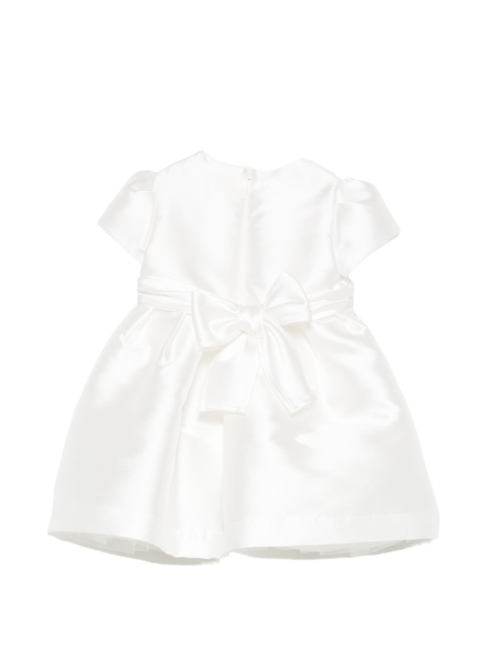 Abito per neonata Il Gufo bianco con maniche a palloncino L03XVM0005N0063 100 IL GUFO KIDS 
