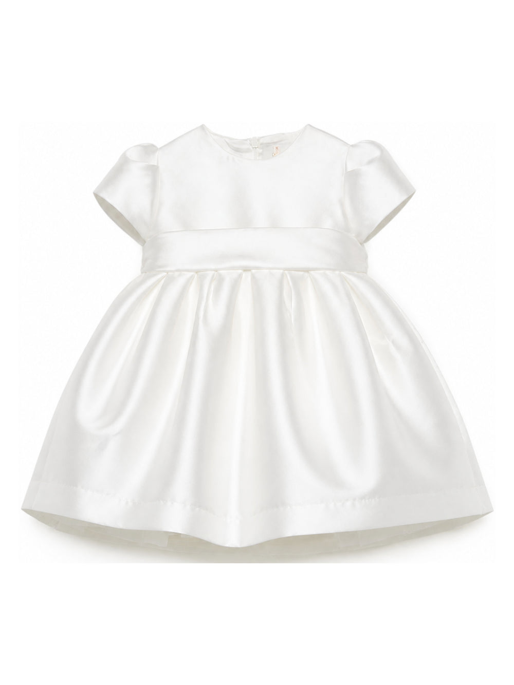 Abito per neonata Il Gufo bianco con maniche a palloncino L03XVM0005N0063 100 IL GUFO KIDS 
