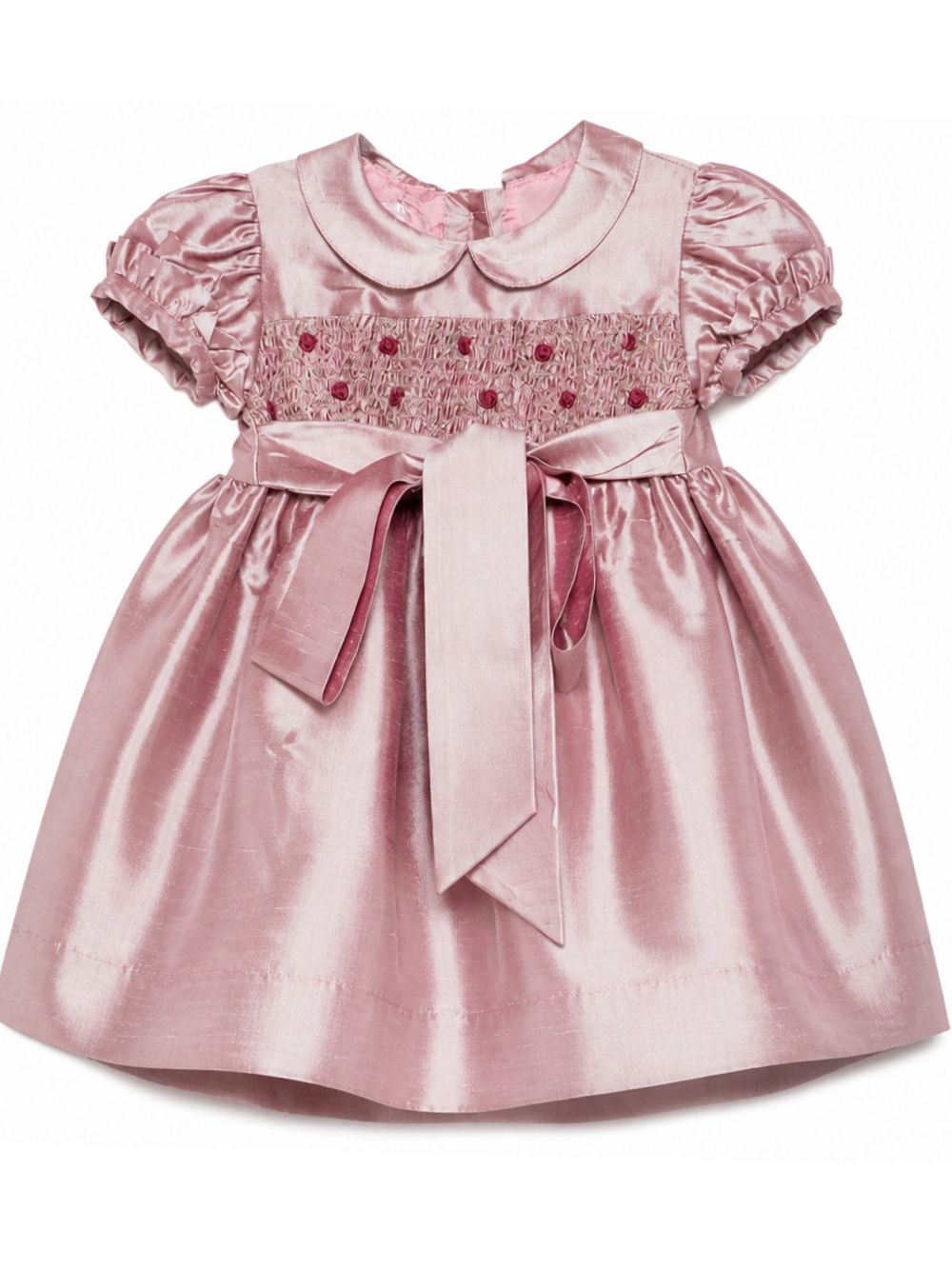 Abito per neonata Jesurum Kids rosa con ricamo floreale CABALBI VA.20 JESURUM KIDS 