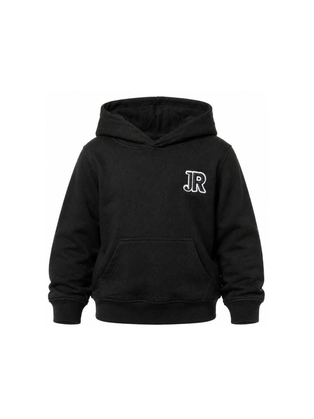 felpa per bambino John Richmond Junior nera con patch logo RBA26005FE BLACK JOHN RICHMOND KIDS 