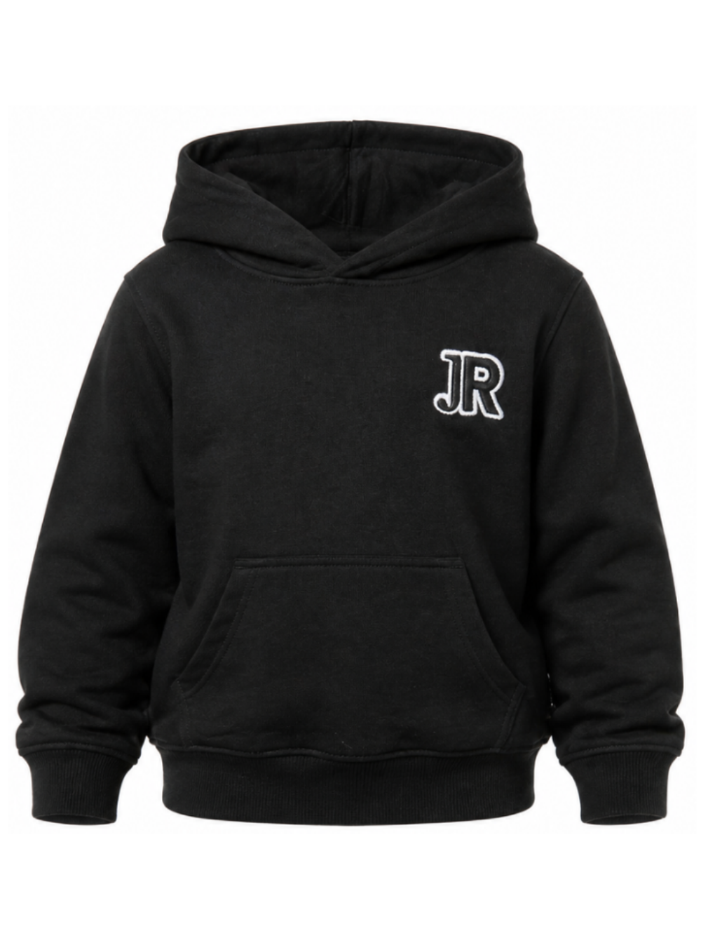 felpa per bambino John Richmond Junior nera con patch logo RBA26005FE BLACK JOHN RICHMOND KIDS 