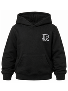 felpa per bambino John Richmond Junior nera con patch logo RBA26005FE BLACK JOHN RICHMOND KIDS 