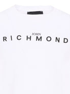 T-shirt per bambino John Richmond Kids bianca con logo sul davanti RBA26009TS WHITE JOHN RICHMOND KIDS 