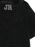 T-shirt per bambino John Richmond Kids nera con dettaglio logo RBA26011TS BLACK JOHN RICHMOND KIDS 