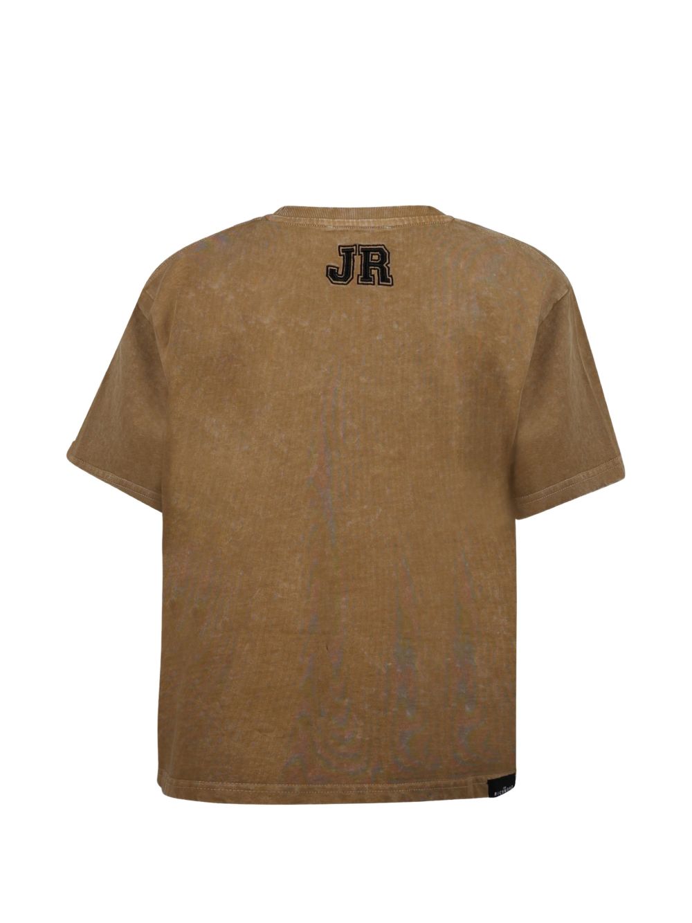 T-shirt per bambino John Richmond Kids marrone con dettaglio logo RBA26011TS KHAKI JOHN RICHMOND KIDS 