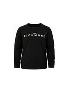 T-shirt per bambino John Richmond Kids nera a maniche lunghe RBA26016TS BLACK JOHN RICHMOND KIDS 