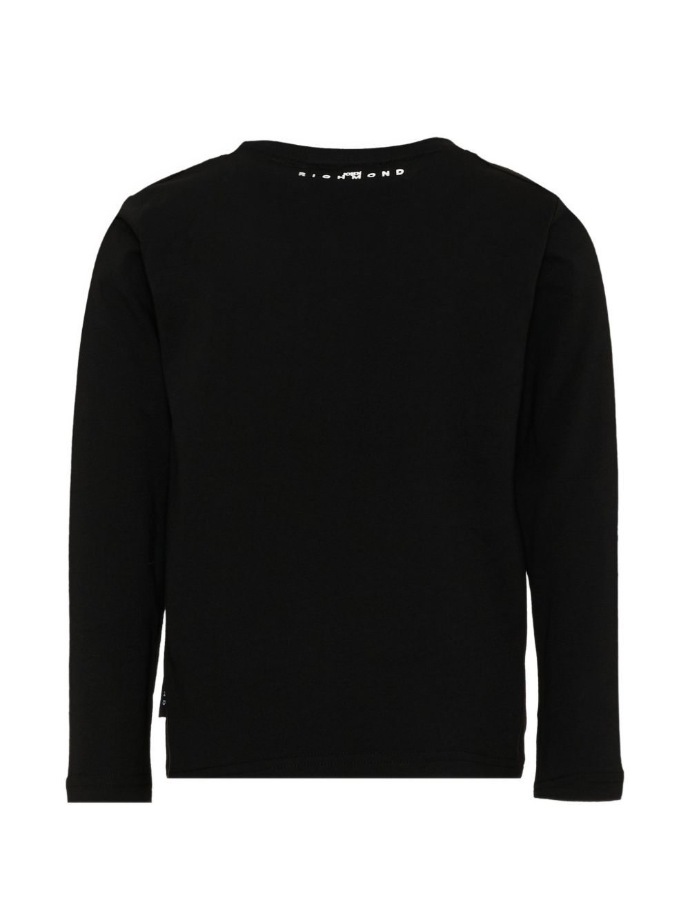 T-shirt per bambino John Richmond Kids nera a maniche lunghe RBA26016TS BLACK JOHN RICHMOND KIDS 
