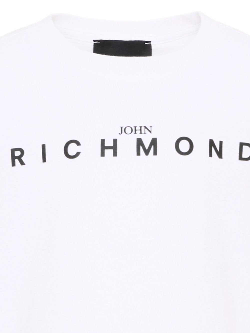 T-shirt per bambino John Richmond Kids bianca con stampa logo sul davanti RBA26016TS WHITE JOHN RICHMOND KIDS 