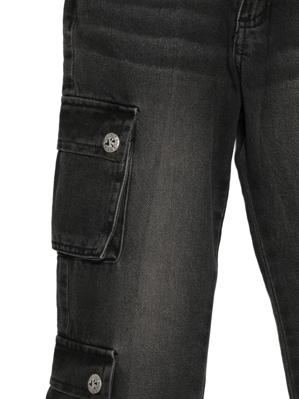 Jeans per bambino John Richmond Kids nero cargo RBA26020JE DENIM BLACK JOHN RICHMOND KIDS 