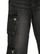 Jeans per bambino John Richmond Kids nero cargo RBA26020JE DENIM BLACK JOHN RICHMOND KIDS 