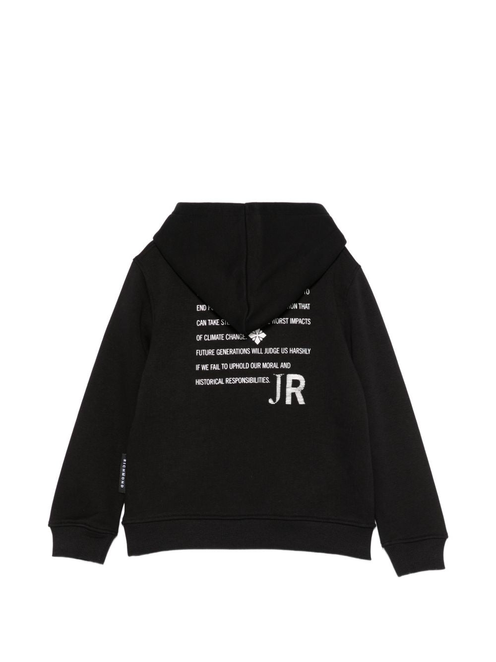 Felpa per bambino John Richmond Kids nera con logo sul davanti RBA26041FE BLACK JOHN RICHMOND KIDS 