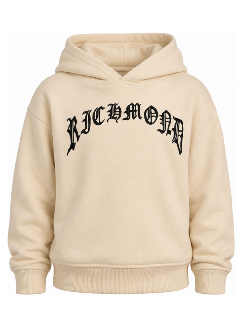 Felpa per bambino John Richmond Kids crema con logo sul davanti RBA26041FE CREAM JOHN RICHMOND KIDS 