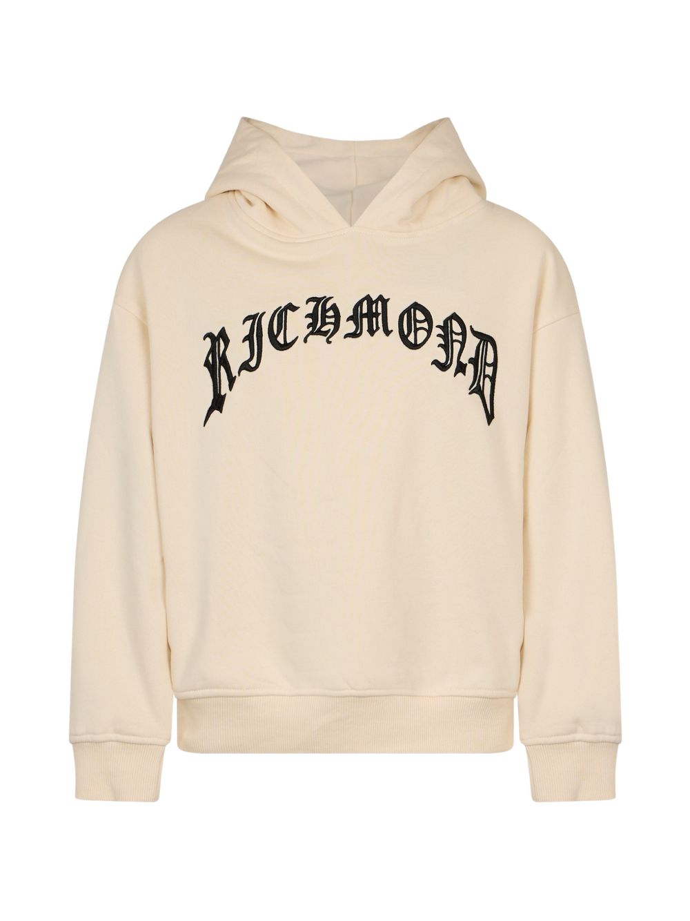 Felpa per bambino John Richmond Kids crema con logo sul davanti RBA26041FE CREAM JOHN RICHMOND KIDS 