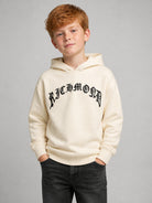 Felpa per bambino John Richmond Kids crema con logo sul davanti RBA26041FE CREAM JOHN RICHMOND KIDS 