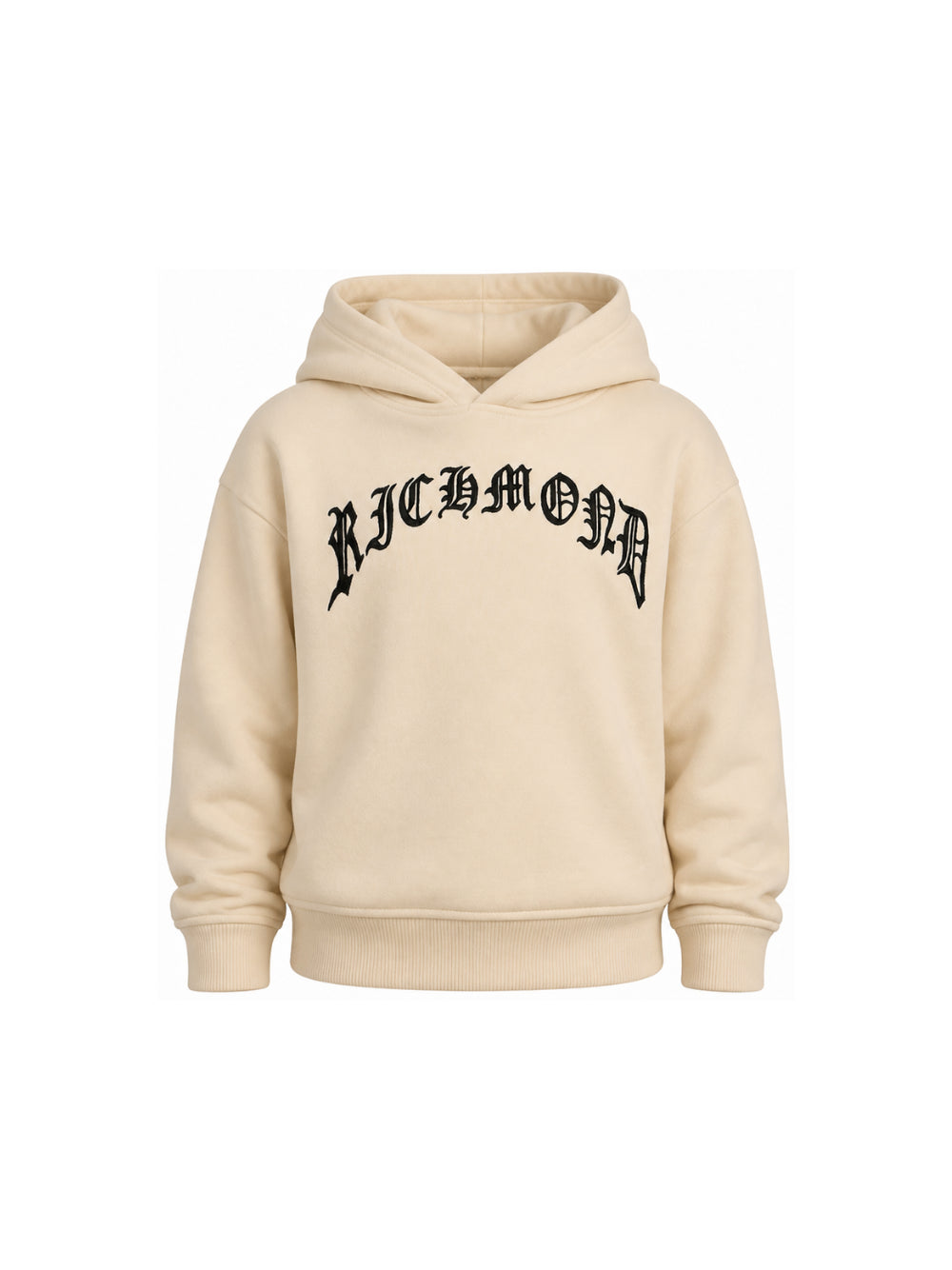 Felpa per bambino John Richmond Kids crema con logo sul davanti RBA26041FE CREAM JOHN RICHMOND KIDS 