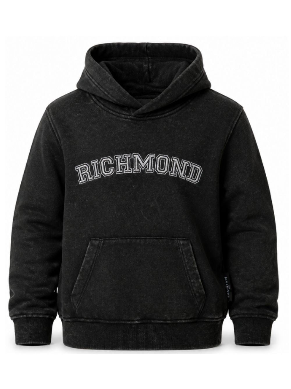 Felpa per bambino John Richmond Junior nero con logo sul davanti RBA26049FE BLACK JOHN RICHMOND KIDS 