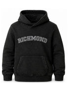 Felpa per bambino John Richmond Junior nero con logo sul davanti RBA26049FE BLACK JOHN RICHMOND KIDS 