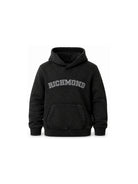 Felpa per bambino John Richmond Junior nero con logo sul davanti RBA26049FE BLACK JOHN RICHMOND KIDS 