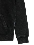 Felpa per bambino John Richmond Junior nero con logo sul davanti RBA26049FE BLACK JOHN RICHMOND KIDS 