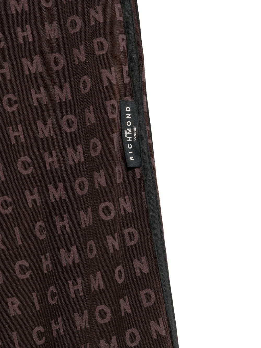 Pantaloni sportivi per bambino John Richmond Kids  con stampa con logo all-over RBA26052PA BROWN JOHN RICHMOND KIDS 