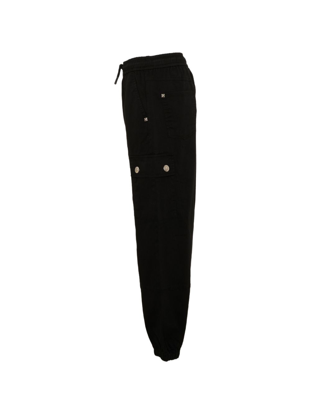 Pantaloni per bambino John Richmond Kids neri con chiusura a coulisse RBA26062PA BLACK JOHN RICHMOND KIDS 