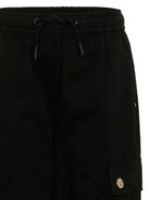 Pantaloni per bambino John Richmond Kids neri con chiusura a coulisse RBA26062PA BLACK JOHN RICHMOND KIDS 