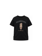 T-shirt per bambino John Richmond Kids nera con applicazione RBA26065TS BLACK JOHN RICHMOND KIDS 