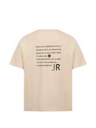 T-shirt per bambino John Richmond Kids beige con logo sul davanti RBA26087TS CREAM JOHN RICHMOND KIDS 