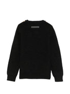 Maglione per bambino John Richmond Junior beige con finiture a coste RBA26092MA KHAKI JOHN RICHMOND KIDS 
