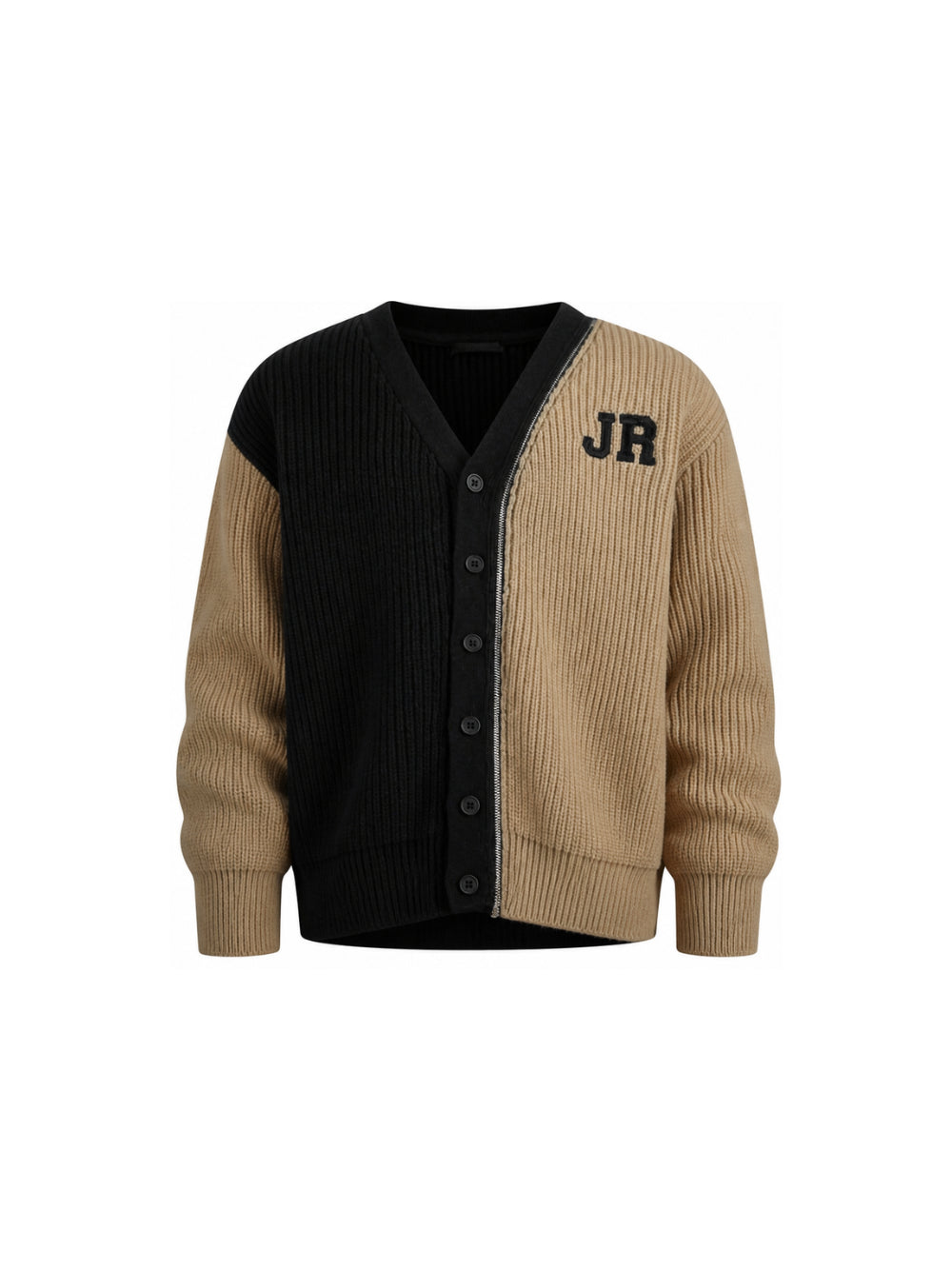 Maglione per bambino John Richmond Kids multicolore con logo ricamato sul davanti RBA26093CD KHAKI JOHN RICHMOND KIDS 