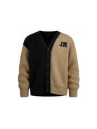 Maglione per bambino John Richmond Kids multicolore con logo ricamato sul davanti RBA26093CD KHAKI JOHN RICHMOND KIDS 