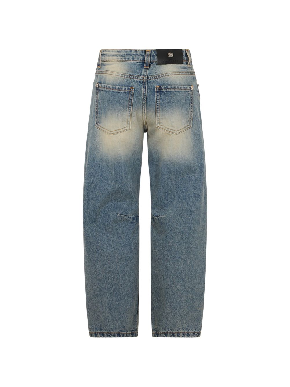 Jeans per bambino John Richmond Kids in denim con applicazione del logo RBA26151JE DENIM SAND JOHN RICHMOND KIDS 
