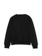 Felpa per bambino John Richmond Kids nera con taschino sul petto RBA26153FE BLACK JOHN RICHMOND KIDS 