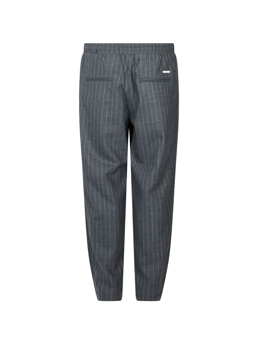 Pantaloni sportivi per bambino John Richmond Kids grigi con design gessato RBA26155PA BLACK JOHN RICHMOND KIDS 