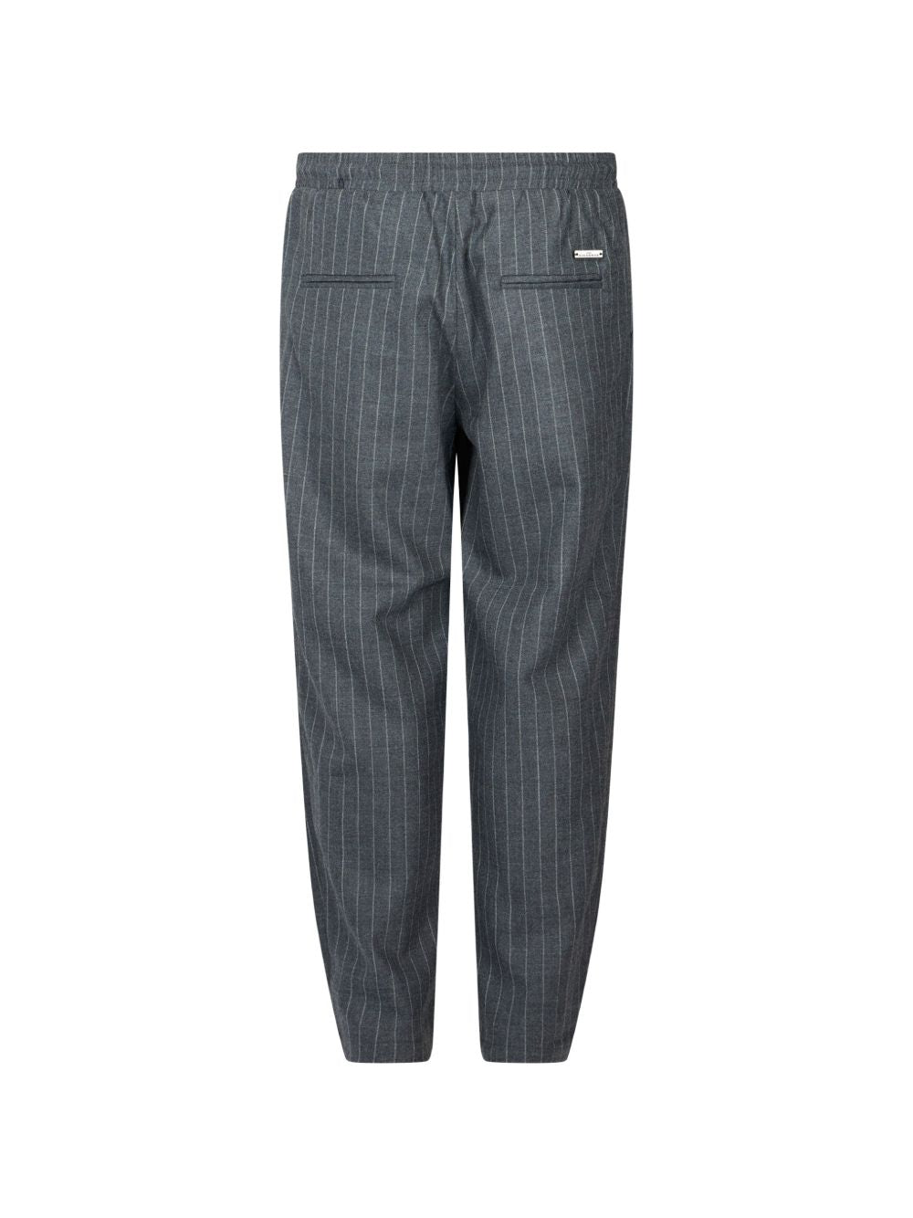 Pantaloni sportivi per bambino John Richmond Kids grigi con design gessato RBA26155PA BLACK JOHN RICHMOND KIDS 